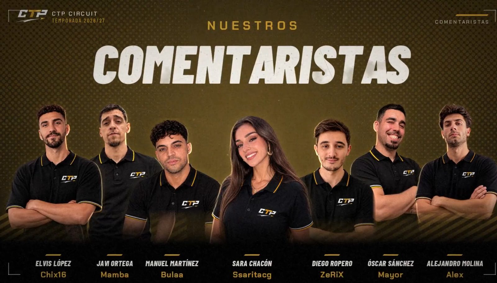 CTP presenta a los casters del CTP Circuit 2026/27